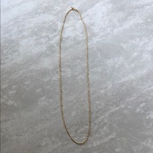 Genuine 14 KT gold Italy necklace chain 24 inch